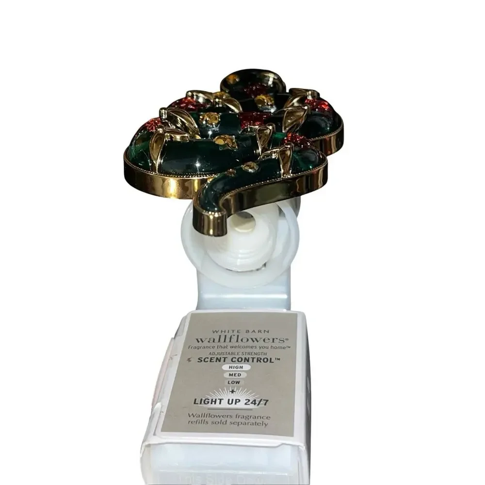 Bath & Body Works Jeweled Snake Wallflower Plug In ScentControl Nightlight Green